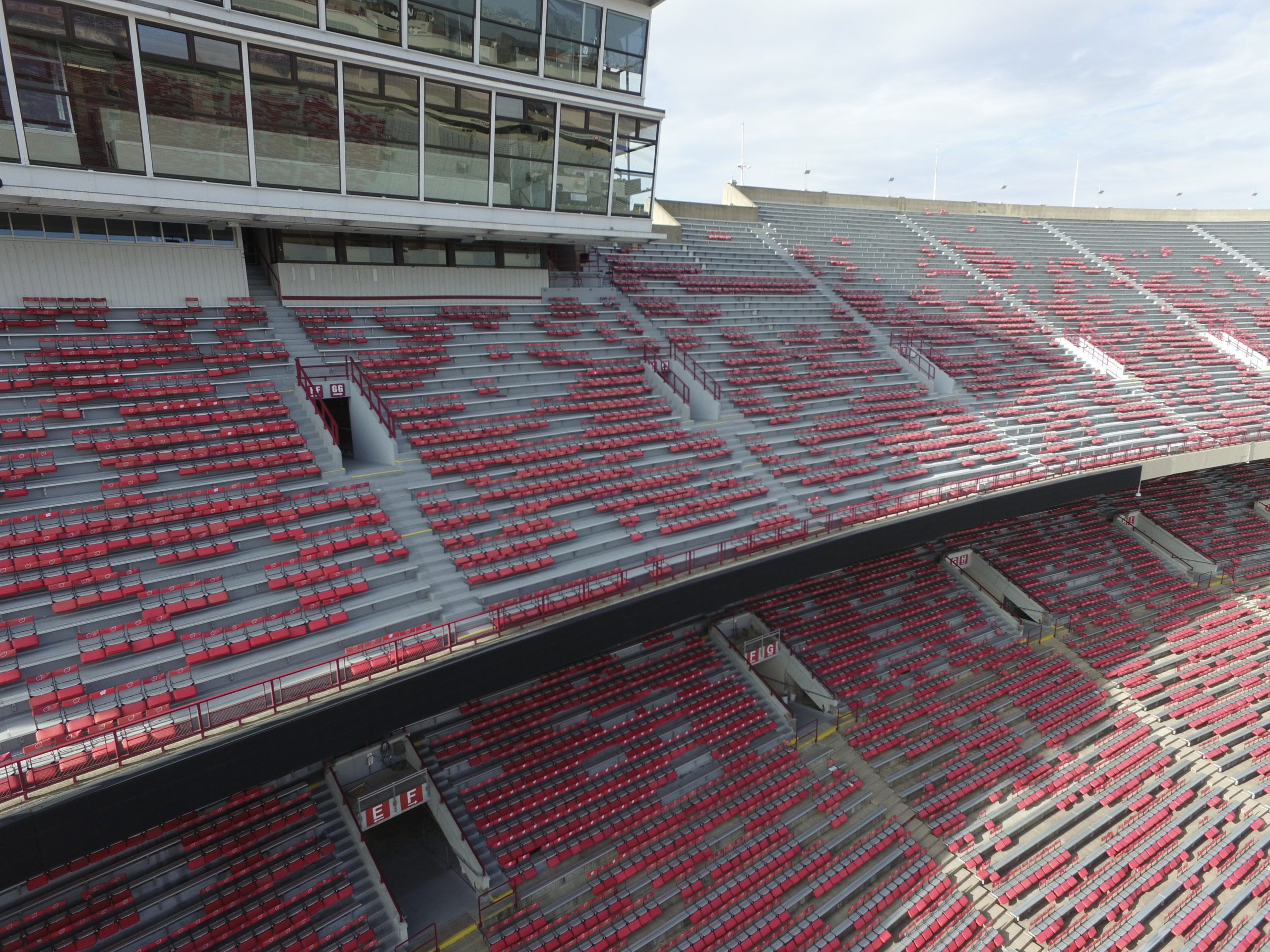 UW-Madison Camp Randall Stadium Upper Deck Coating - raSmith