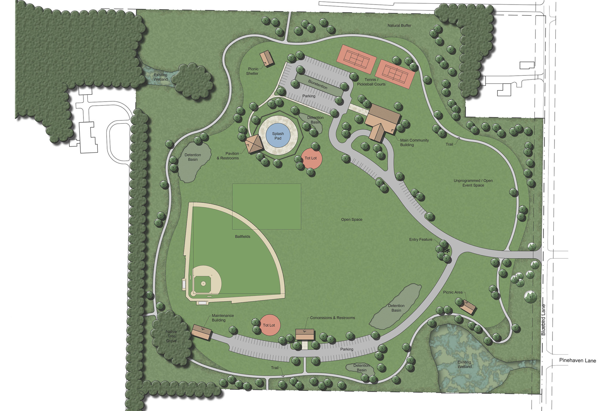 Village Park Master Plan - Rasmith